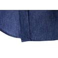 thumbnail image 4 of Musuos Mens Casual Shirt Button-down Formal Top Slim Fit Solid Color Clothes, 4 of 5