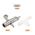 thumbnail image 3 of Unique Bargains 29 x 9mm Rabbit Waterer Automatic Poultry Drinker Feeder, White 10 Set, 3 of 5