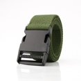 thumbnail image 1 of Cinturón de lona unisex Cinturón deportivo de trabajo militar Cinturón de lona (verde uno), 1 of 5
