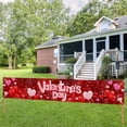 thumbnail image 6 of Home Decor Valentine'S Day Banners Love Red Festive Festive Atmosphere Decorations Garden Party Hanging Flags Tapestries Valentines Day Decorations, 6 of 6