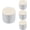 White-round, variant on 4PCS 2Inch Self-Adhesive Round Furniture Riser, White Carbon Steel Bed Table Sofa Lift Riser, Heavy Duty Couch Cabinet Riser, Adds 2Inch Height with Felt Pad