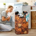 thumbnail image 5 of Yayeee Freestanding Laundry Hamper with Handle Collapsible Large Storage Basket for Clothes, Fall Pattern, 5 of 7