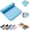 Blue, variant on Chillpaws Cooling Mat, Self-Cooling Pet Mat, Washable Portable Coolings Pad for Dogs Cats, Ice Silk Self Cooling Foldables Mat