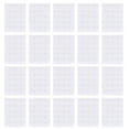 thumbnail image 1 of Miangastore Double Sided Adhesive Wick Stickers White Foam 20 Sheets 400Pcs, 1 of 9