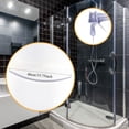 thumbnail image 4 of for Frameless Curved Shower Door Bottom Seal Strip 4 Pack 40CM Total Length 160cm 63inch PVC Shower Glass Door Water Barrier Soft Lip 16mm, 4 of 18