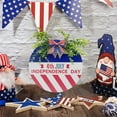 thumbnail image 3 of Anckoeil Independence Day Wooden Board Door Decoration Interior Decoration Festival Celebration Hanging Board Decoration, 3 of 6
