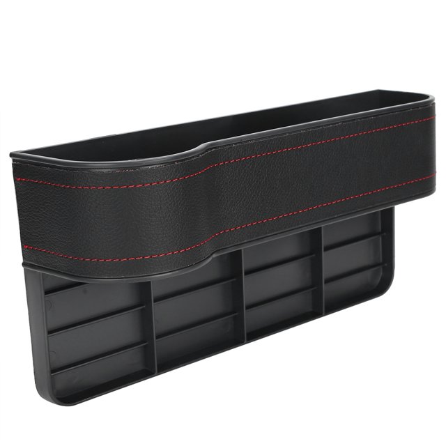 Car Storage Box, Durable Easy To Install Multifunctional Gaps Organizer, Practical for Storage More Stuff Storage Smartphone Storage Keys Storage Wallet Driver Side,Passenger Side