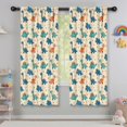 thumbnail image 5 of Blackout Kids Curtains,Beige Cartoon Dinosaurs Plants Pattern Childrens Insulated Curtains Set Of 2,Bedroom Essentials,Toddler Room Decor 42"x63", 5 of 5