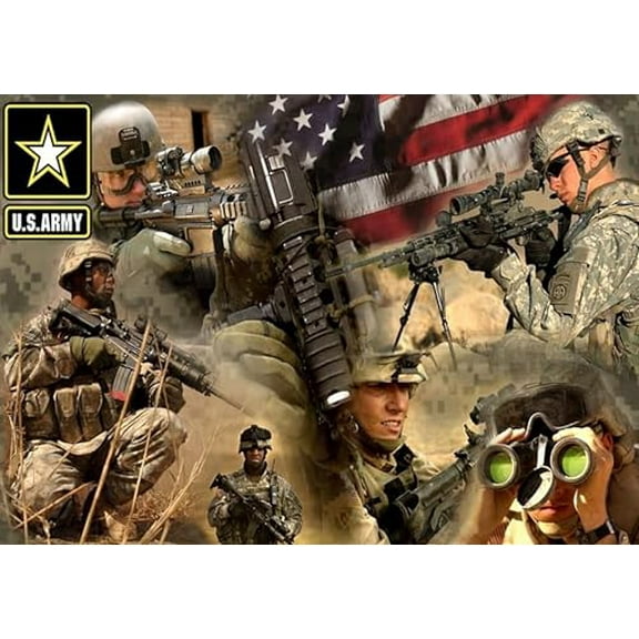 Army Boot Camp Congratulations Military Edible Icing Sheets-fits 1/4 sheet cake or larger