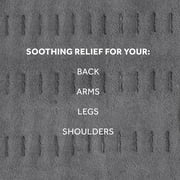 Sunbeam 12 x 24 King-Size Heating Pad with Compact Storage, Gray