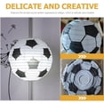 thumbnail image 5 of KAKOWELY 8 faroles de papel con forma de balón de fútbol para colgar en el techo, decoración para fiesta de fútbol., 5 of 5