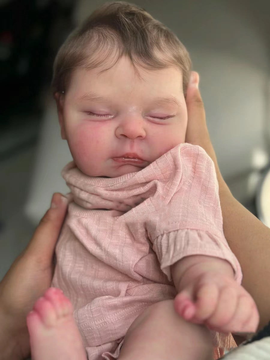 Reborn Baby Dolls Toddler - 20" Realistic Baby Doll Real Life Baby Dolls Lifelike Newborn Baby Doll Girl with Cloth Body, Including Accessories