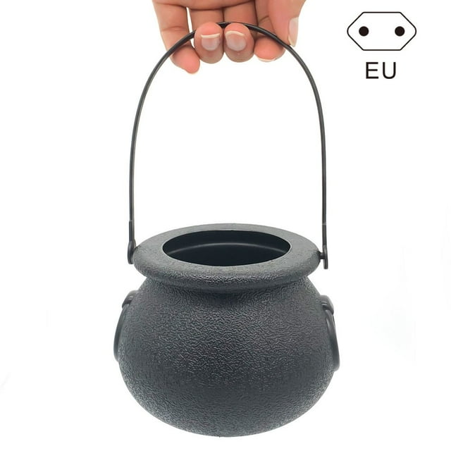 Halloween Witch Jar Mist Maker Light Unique Design Color Changing for Halloween Desktop Decoration