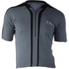 Men's Bicycle Jersey, Dark Grey/Black, Medium
