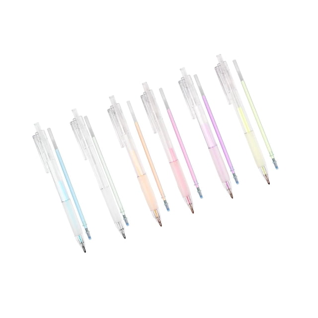 Sonducket 6Pcs Dot Glue Pen with 6 Press Refills Professional Pen for Scrapbooking Escalada