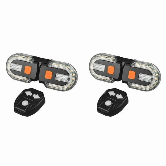 2X New Smart Bike Light Set USB Rechargeable Bicycle Turn Lamp Cycling Lantern Accessories LED Tail Light