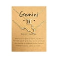 thumbnail image 2 of Twelve Constellation Necklace Diamond Bracelet + Necklace Set Constellation Card Set, 2 of 9