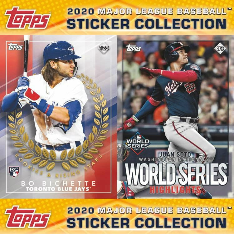 2020 Topps MLB Sticker Collection Baseball Value Box