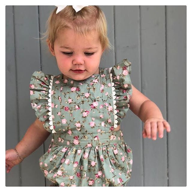 Toddlers Infant Baby Kid Floral Sleeveless Dress Romper Sister Matching Outfit T Toddlers Infant Baby Kid Floral Sleeveless Dress Romper Sister Matching Outfit T