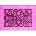 thumbnail image 1 of Ahgly Company Indoor Rectangle Oriental Pink Traditional Area Rugs, 5' x 7', 1 of 4