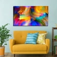 thumbnail image 2 of Modern Abstract Canvas Wall Art Abstract Colorful Wallart Framed Painting Wall Decor for Bedroom Livingroom Office Ready to Hang, 2 of 5