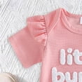 thumbnail image 5 of Ymyiu Spring Newborn Girl Clothes Newborn Infant Baby Girl Clothes Romper Shorts Set Floral Summer Outfits Cute Baby Clothes Girl 0 3 Months (Pink,0-3 Months), 5 of 5