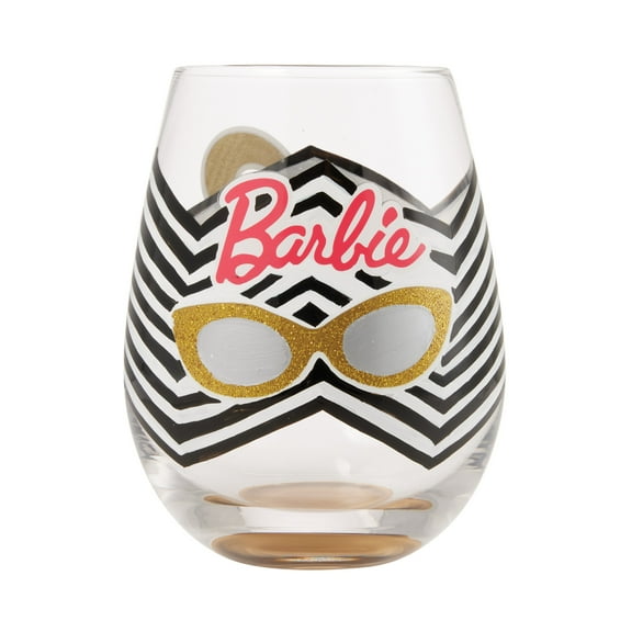 Lolita Barbie Forever Icon Stemless Hand Painted Wine Glass 20oz