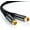 1 meter Gun black, variant on Digital Optical Audio Cable SPDIF Fiber Optic Cord for 5.1/7.1 Channel TV Soundbar Amplifier, Gold-Plated, 1m-15m Lengths