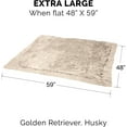 thumbnail image 2 of Furhaven Waterproof Throw Blanket for Dogs &amp; Indoor Cats, Washable - Shaggy Plush Calming Long Faux Fur &amp; Velvet Dog Blanket - Mist Gray, Extra Large/XL, 2 of 10