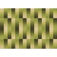 thumbnail image 1 of Ahgly Company Machine Washable Indoor Rectangle Transitional Olive Green Area Rugs, 3' x 5', 1 of 7