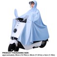 thumbnail image 2 of Chubasquero para vehículos eléctricos impermeable grueso para bicicleta para excursiones al aire libre, 2 of 7