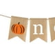 thumbnail image 5 of Arpillera Banner Halloween Tema Calabaza Bebé Primer cumpleaños Bunting Pull Flag Niños Decoración de la fiesta de cumpleaños Feliz Colgando Garland, 5 of 6