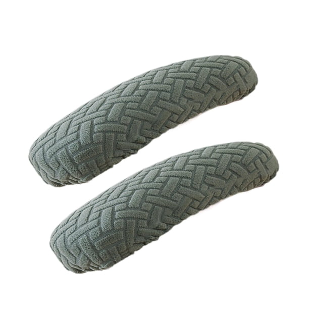 1 par de fundas para reposabrazos de silla de oficina, fundas para reposabrazos de sillón, fácil instalación, antideslizantes Verde