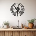 thumbnail image 3 of LaModaHome Exclusive Ballet Girl Metal Wall Art Decor – Durable & Artistic Metal Wall Art for Home and Office Decor, Perfect for Any Interior Design Aesthetic, 3 of 5