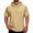 Khaki_002, variant on Men's Short Sleeve Hoodie Breathable Athletic Hooded T Shirts Summer Gym Workout Pullover Hoodies with pockets Black XXXL