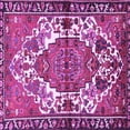 thumbnail image 1 of Ahgly Company Indoor Square Persian Purple Traditional Area Rugs, 5' Square, 1 of 4
