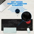 thumbnail image 3 of Desk Mat, Black Japanese Style Wave and Red Sun Extended Gaming Mouse Pad Large, 31.5"x11.8" Big Mouse Pad with Non-Slip Base and Stitched Edge, Long Computer Keyboard Mouse Mat for Home Office Work, 3 of 6