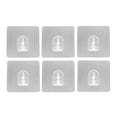 thumbnail image 2 of DOLITY Sticky Hanger Hanging Hook Organize For bathroom and kitchen -6pcs, 2 of 9