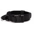 thumbnail image 1 of (Negro-L) Collar táctico para perros con asa de control, collar ajustable de nailon militar, hebilla metálica, acolchado para perros de tamaño mediano, ideal para caza y entrenamiento al aire libre., 1 of 5
