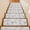 Gray, variant on Sage Green Palm Leaf Stair Treads Non Slip for Steps Country Coastal Tropical Boho Beach Tree Leaves 7 Pcs Reusable Adhesive Stair Runner Mats for Dogs Elders Carpet Treads Rugs for Staircase 8x30 In
