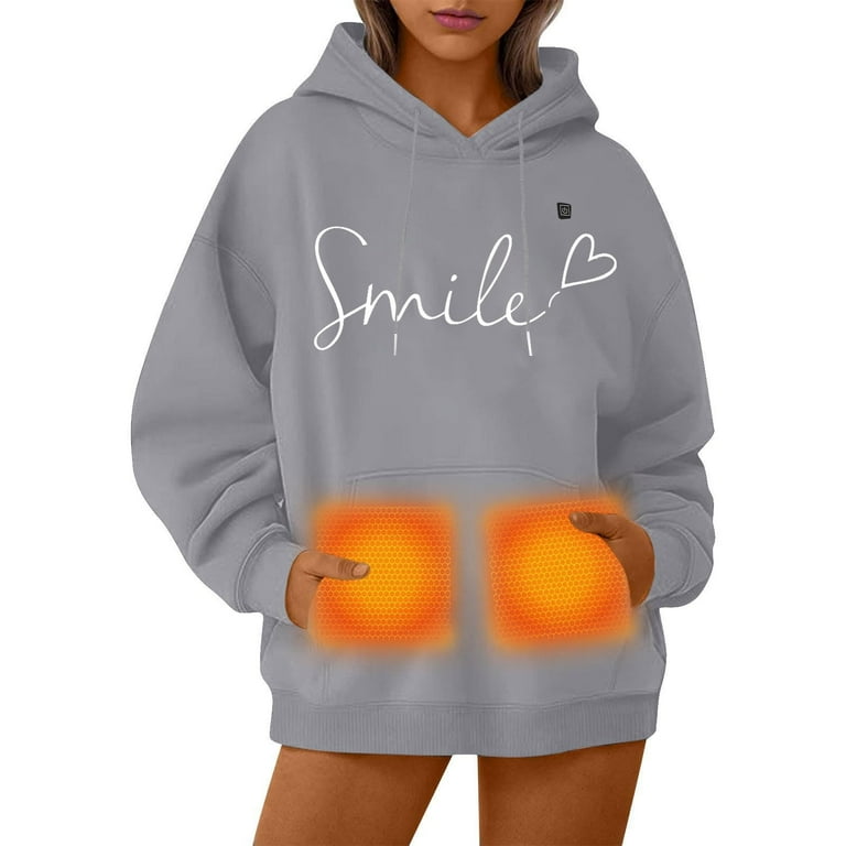 Damen Kapuzenpullover Warmer Pulli Outfit Warmer Kuschelpullover