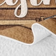 thumbnail image 5 of Erosebridal Rustic Adventure Twin Quilt Set,Mountain Arrow Wood Twin Coverlet Set For Boys,2pcs, 5 of 7