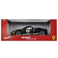 thumbnail image 3 of Ferrari 458 Challenge Matt Black #12 1/18 Diecast Car Model by Hot Wheels, 3 of 3