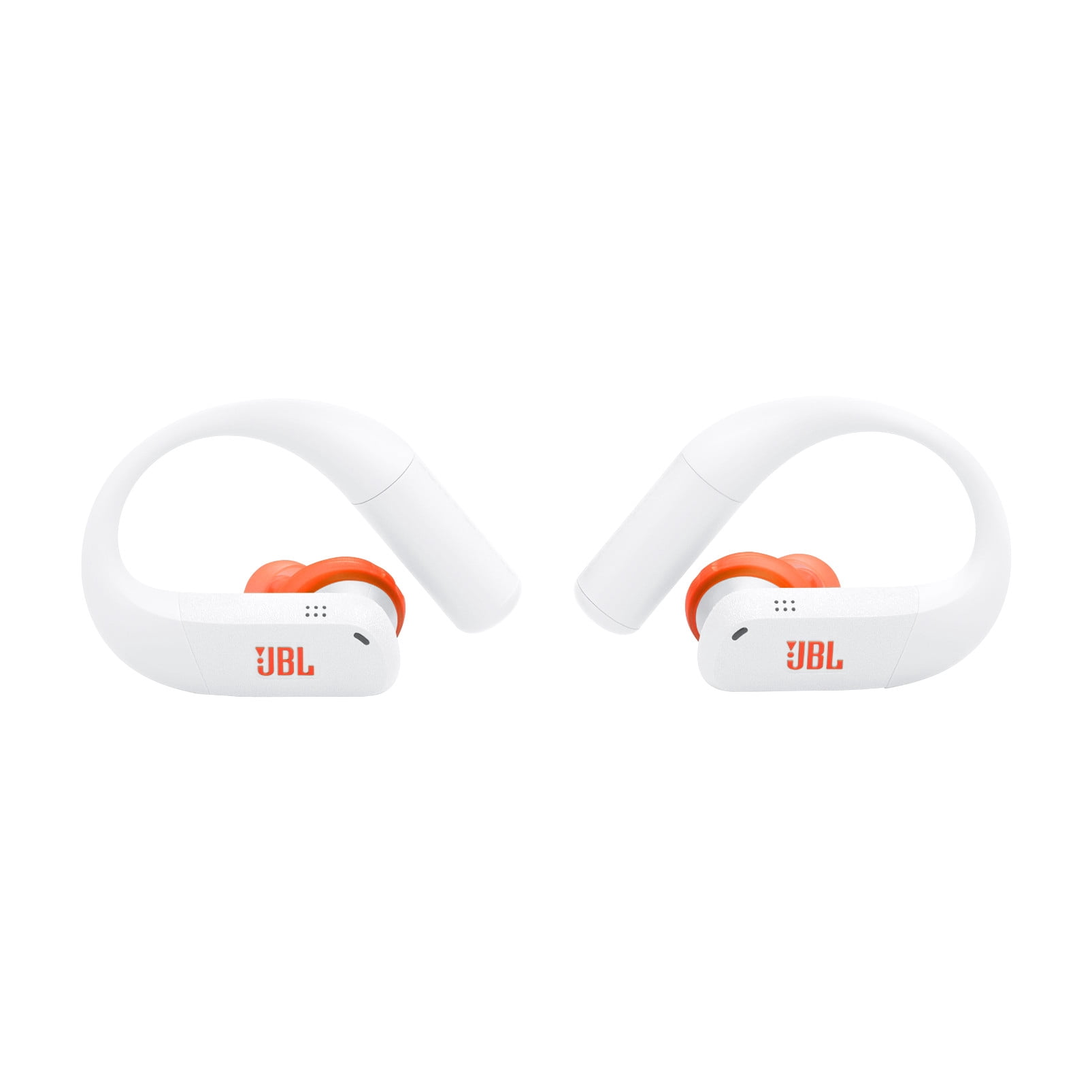 JBL Endurance Peak 4 - True Wireless Noise Cancelling Sport Earbuds - White / Orange