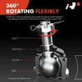 thumbnail image 3 of A-Premium Front Lower Ball Joint Compatible with Chevrolet Silverado 1500 2014-2016 Tahoe Suburban 2015-2016 GMC Sierra 1500 Yukon/Yukon XL Cadillac Escalade/Escalade ESV Replace# FL3Z3050B 2-PC Set, 3 of 8