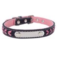 thumbnail image 1 of Blueberry Pet Collar para perro tapizado de neopreno jacquard reflectante de seguridad suave de 9 colores 3M, 1 of 5