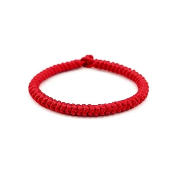 Maoww String Bracelets Red Braided Handmade Soft Thread Rope Simple  Fadeproof Adjustable Ropes Bracelet Kids Mother Daughter 13CM 