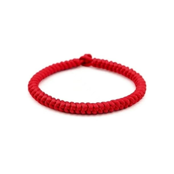 Maoww String Bracelets Red Braided Handmade Soft Thread Rope Simple  Fadeproof Adjustable Ropes Bracelet Kids Mother Daughter 13CM 