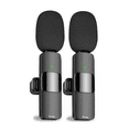 thumbnail image 1 of Set 2pcs Micrófono Bloosom  Inalámbrico Para iPhone iPad Android Negro, 1 of 4