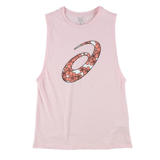 Camiseta sin mangas con diseño de flores de cerezo para mujer de ASICS 683 L